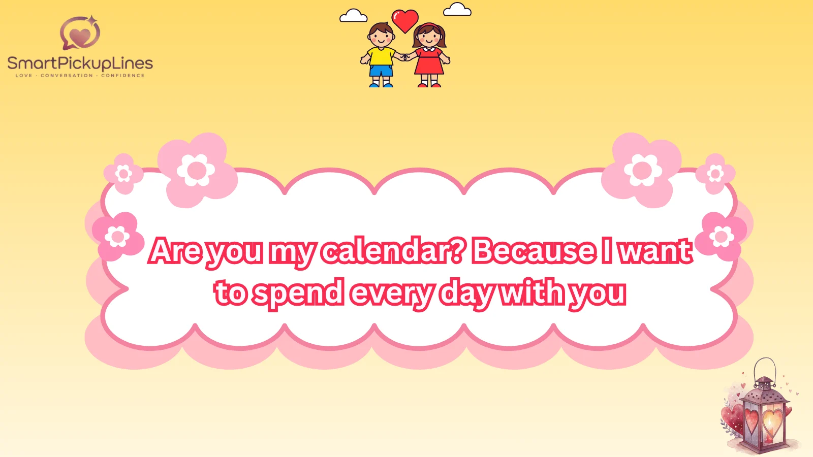 Calendar Pick Up Lines and Rizz