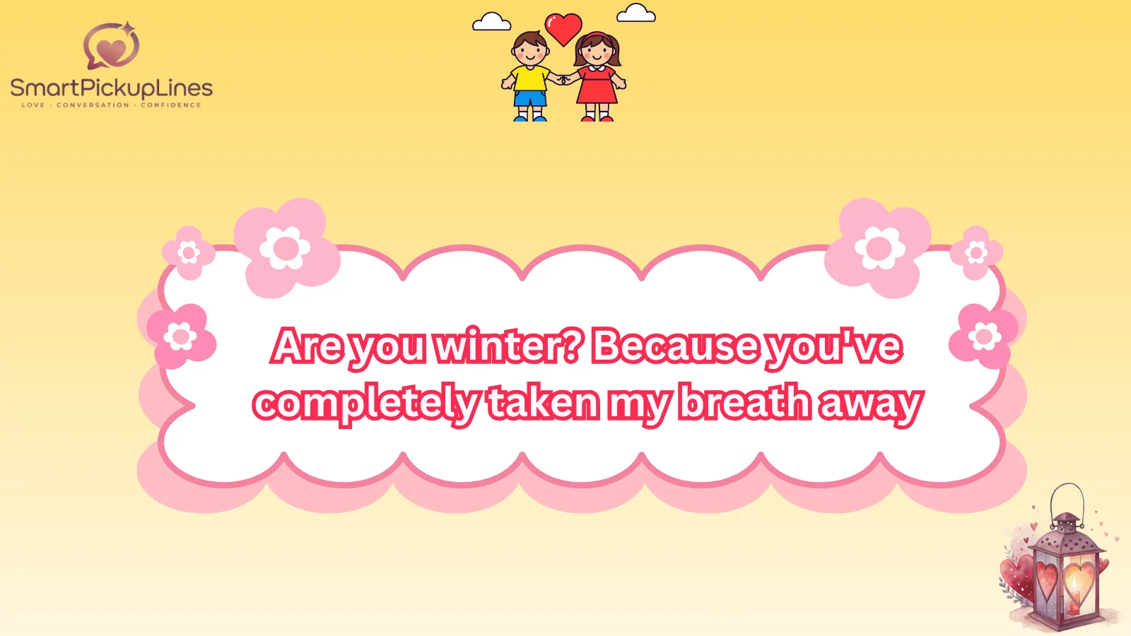 Cold Weather Pick Up Lines
