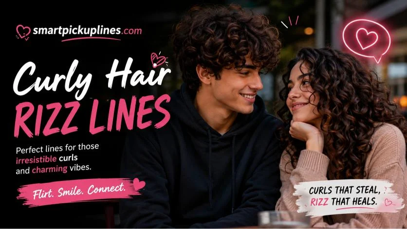 Curly Hair Rizz Lines