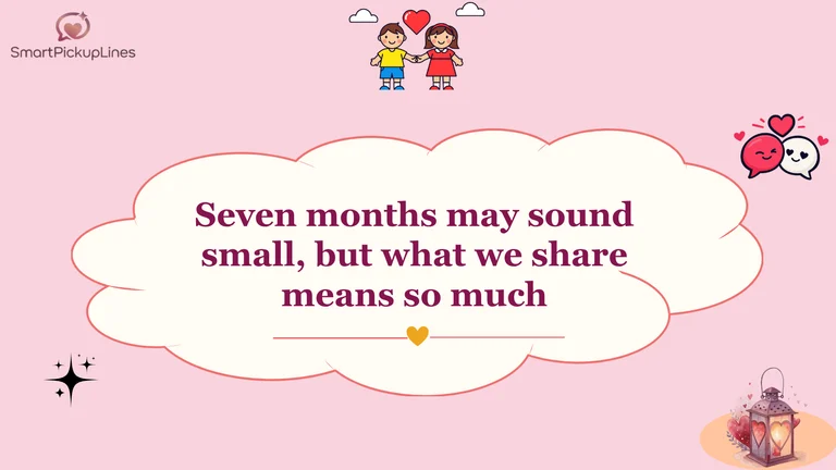 7th Monthsary Captions for Instagram